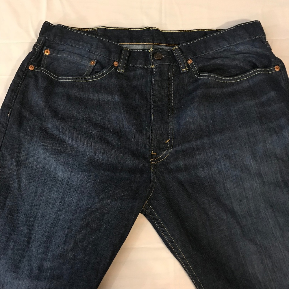Mens Levi's Jeans Actual Measurement 34x32